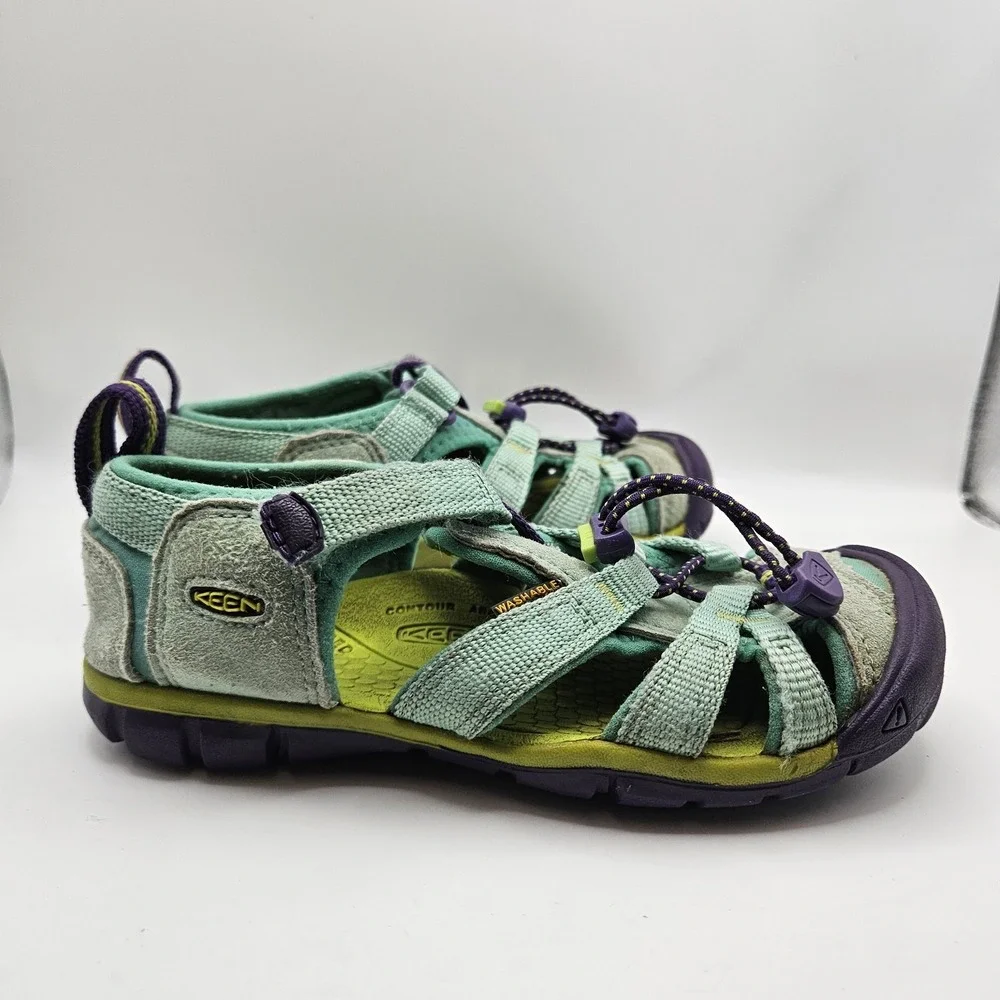 Keen Kids Newport H2 Sandals Aqua Purple Water Shoes C12 Hiking Outdoor Sz 12